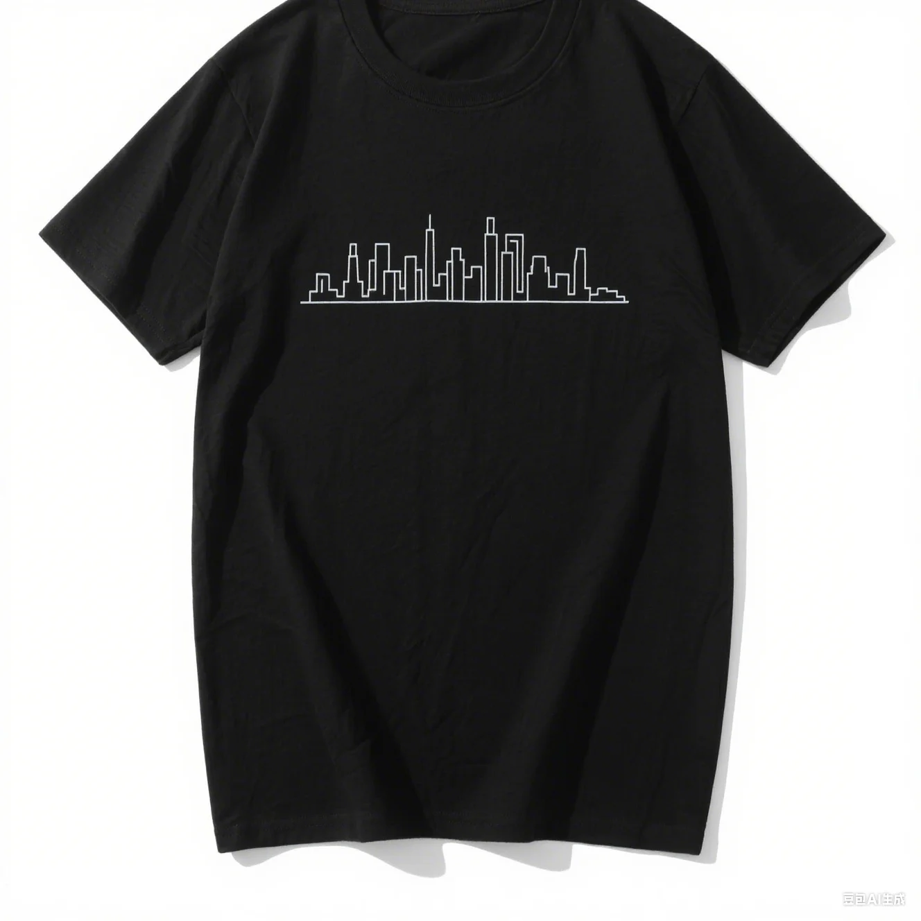 

MINIMAL CITY SKYLINE LINE ART PRINT UNISEX T SHIRT CASUAL COTTON FABRIC SUMMER DAILY WEAR FASHION STYLE