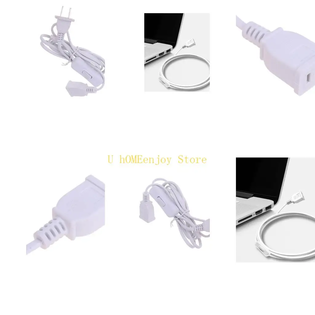 B0KF 3Meter /10FT Extension Power Cord Plastic Extension Wire for LED Lights & Speakers