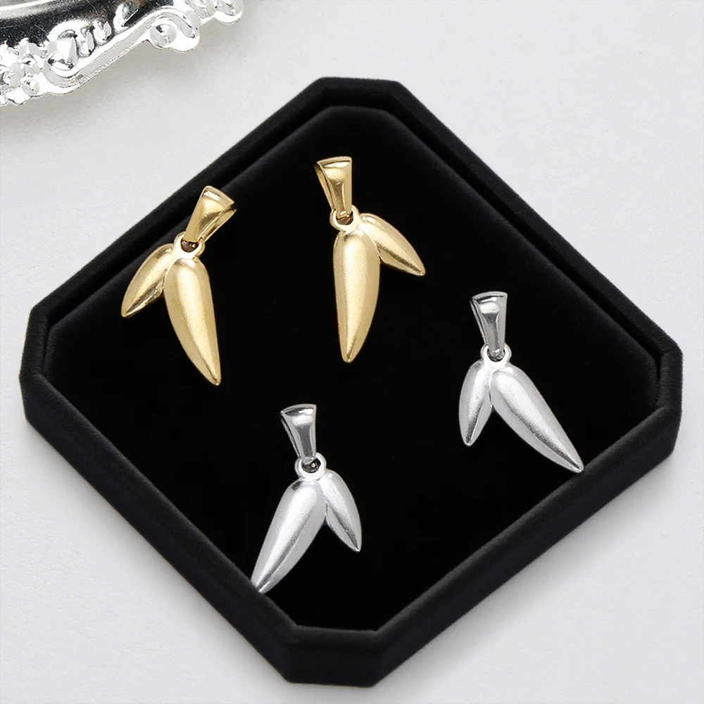 

Cordial Design 50Pcs 12*23MM DIY Charms For Earrings/Stainless Steel/Hand Made/Leaf Shape/Jewelry Findings & Components #195156