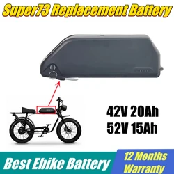 Super73 ebike battery 48v 20ah electric bike battery pack 36v 25ah made with Samsung 21700 cell 50e for 500w 1000w motor bicyc