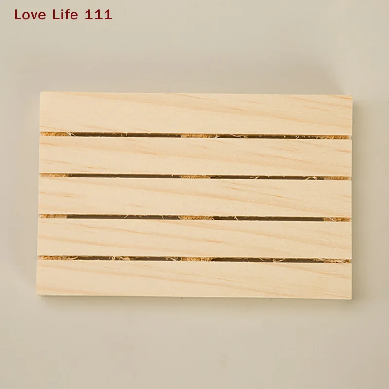 New New Mini Wooden Pallet Beverage Coasters Insulation Pad Cup Coaster Pot Mat