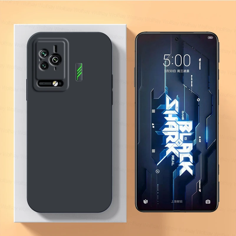 For Xiaomi Black Shark 5 Pro Case Black Shark 5 Pro Cover Shockproof Liquid Silicon TPU Protective Phone Cover Black Shark 5 Pro