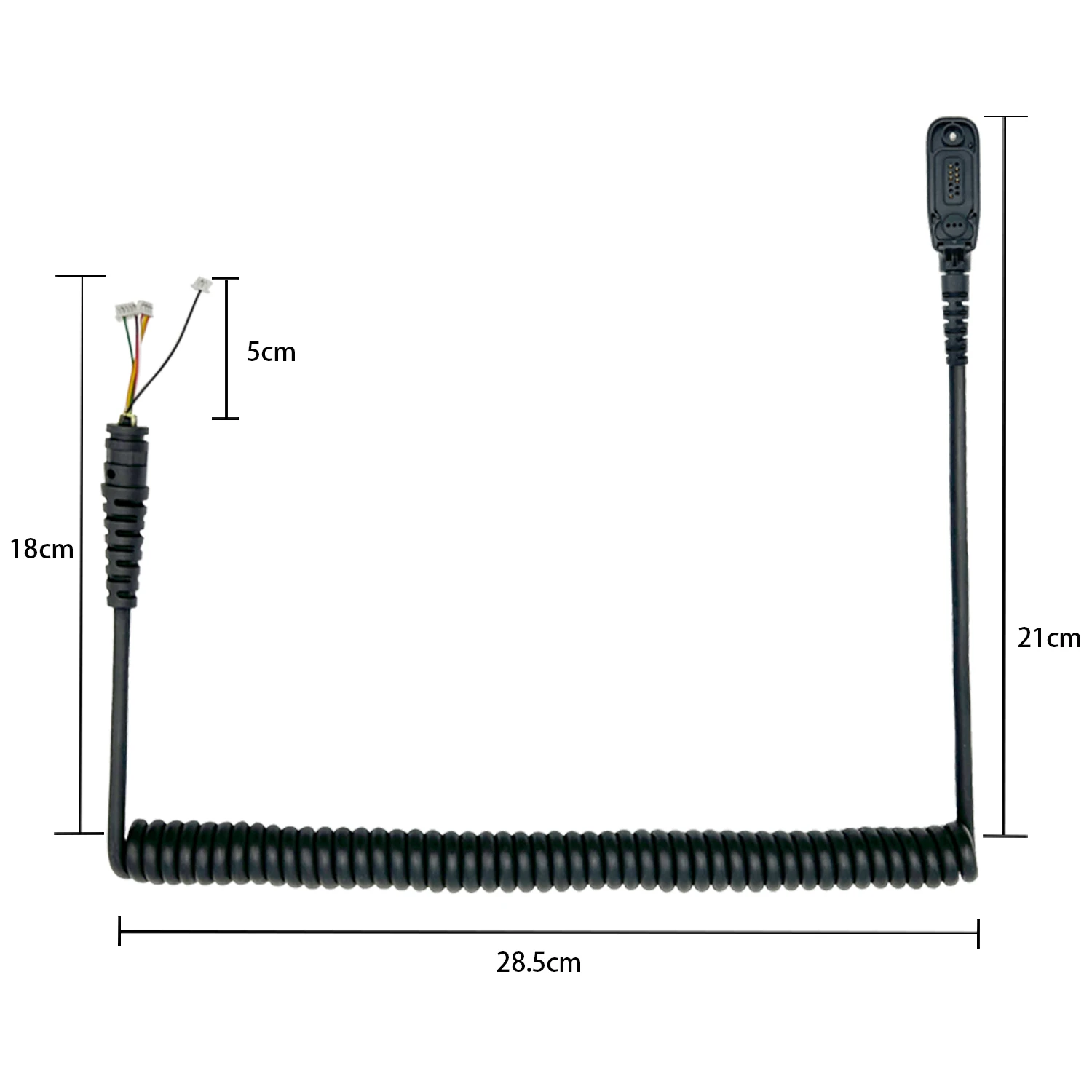 Walkie Talkie Replacement Mic Cable for XiR P8268, XiR P8200, XiR P8208, XiR P8260 Two Way Radio