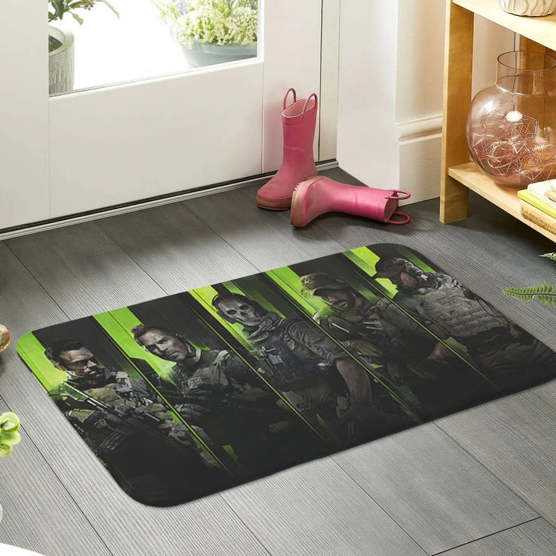 Interior Entrance Mat Call of Duty Living Room Floor Carpet Anti Slip Kitchen Balcony Bedroom Bath Rug Home Decor Items