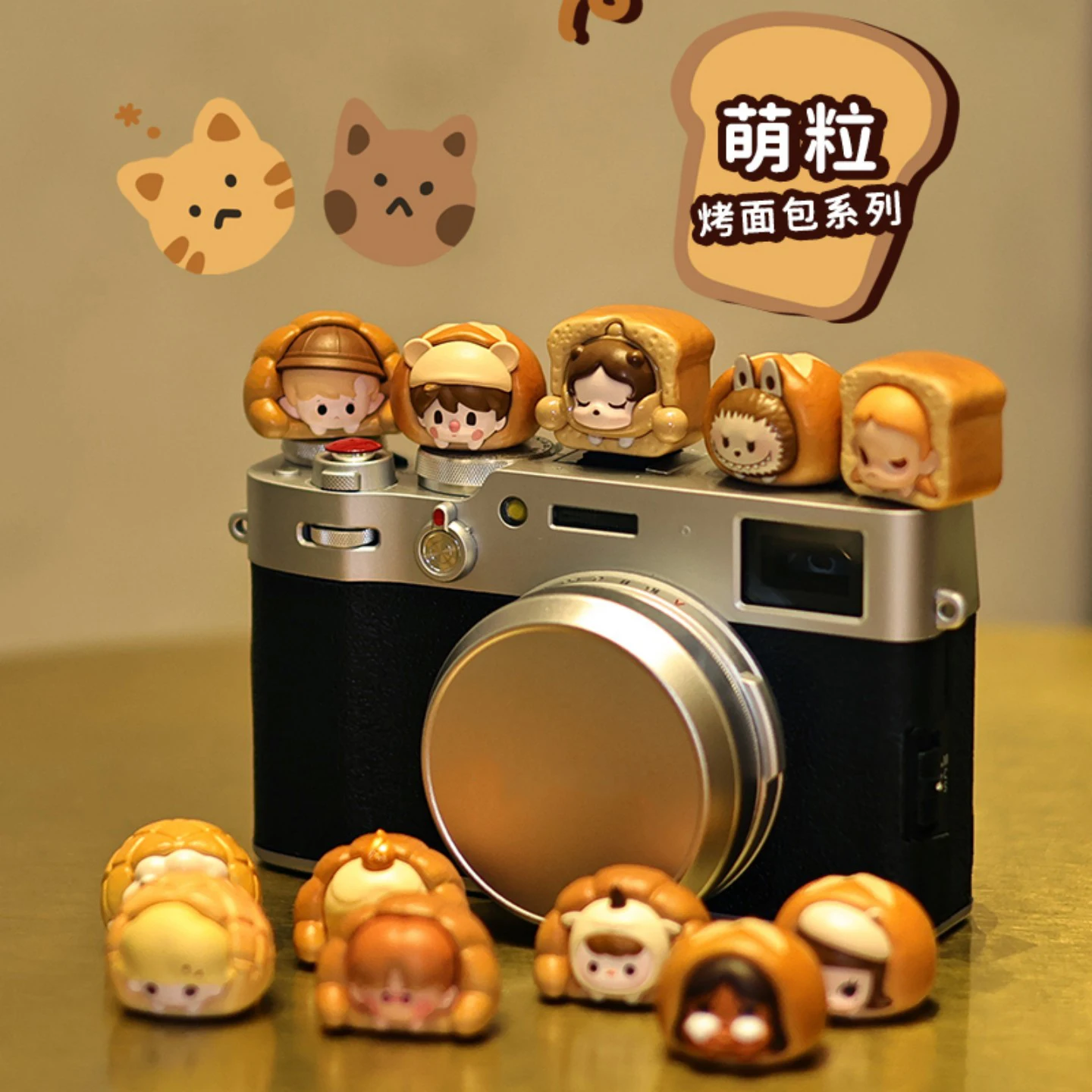 

Cartoon Bread Cute Camera Hot Shoe Cover Universal Cold Shoe Flash Cap Protector For Fuji XT50 XS20/Canon R50/Sony/Nikon ZVE10