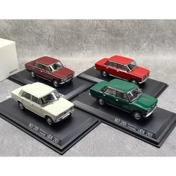 Diecast 1/43 escala LADA BA3 2101 coche en miniatura de aleación recuerdo adornos de exhibición estática colección de vehículos EVR43 regalos de vacaciones juguete