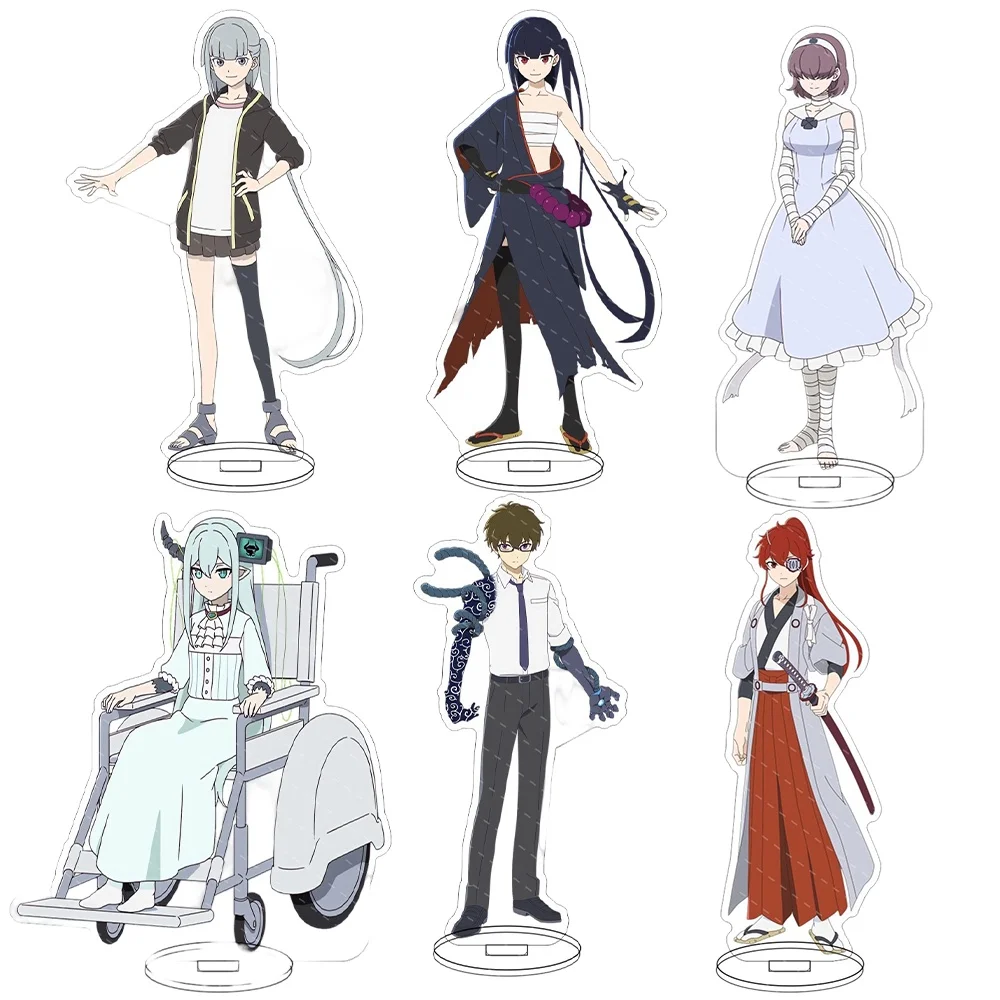 Petals of Reincarnation 15cm Acrylic Stand keychain John V. Neumann&Touya Senji Figure Model Spring Gift