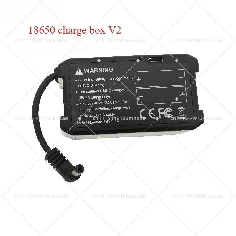 Gen 2 7.4V 18650 Slot Head Mount Storage Box Fits Walksnail HDZERO Imaging Equipment Accessory