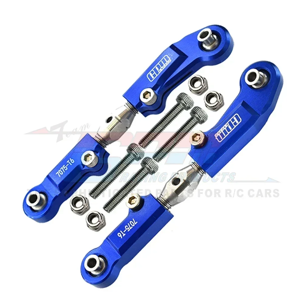 GPM Metal 7075 Alloy Front Steering Tie Rod AR330230 + AR340070 for ARRMA 1/7 FELONY INFRACTION LIMITLESS V2 1/8 TYPHON 6S BLX