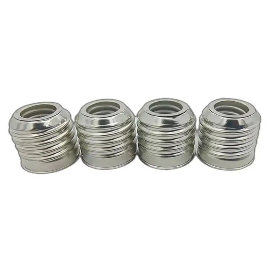 10 * E27 إلى E14 حامل مصباح الحديد محول مقاوم للحريق المقبس قاعدة محول 220 فولت ضوء لمبة محول تحويل الإضاءة الملحقات