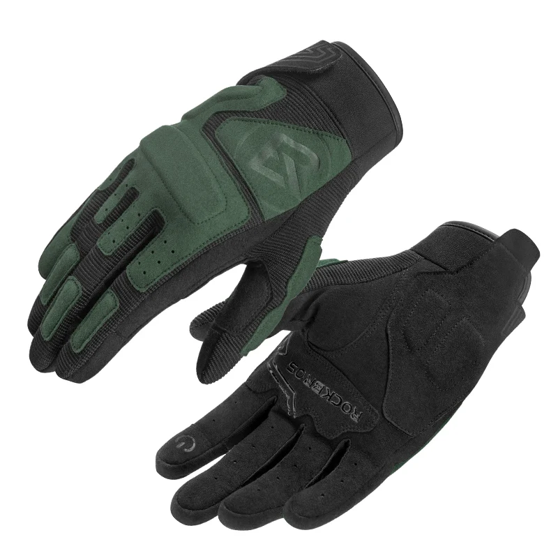 Rockbros Fahrrad handschuhe Männer Frauen Bildschirm Touch Motorrad handschuhe Frühling Herbst stoß feste Handschuhe MTB Voll finger Fahrrad handschuhe