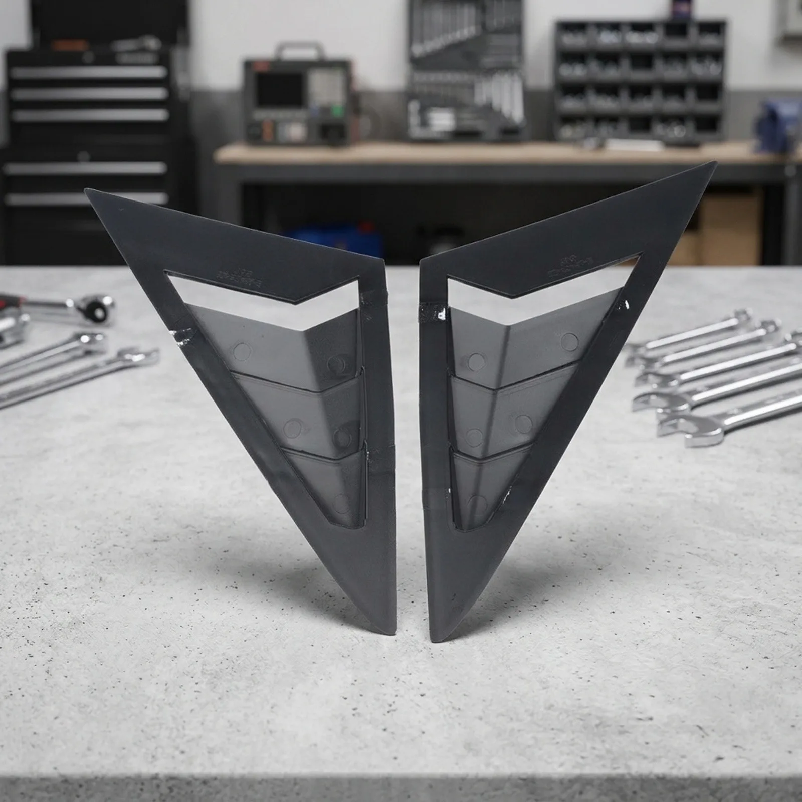For Golf 7 MK7 MK7 5 Rear Window Louver Shutter Cover Engineered for Style and Easy Installation Without Misalignment