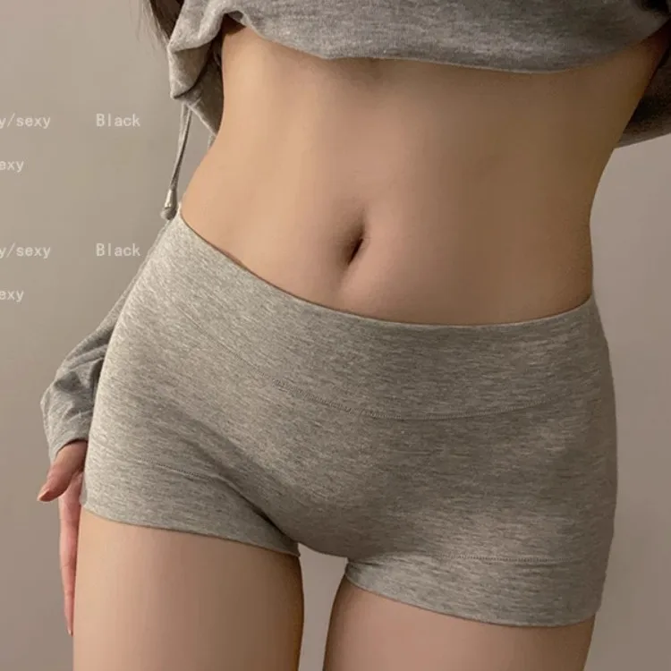 

Pure cotton underwear women's bacteriostatic cotton graphene crotch medium high waist breathable women's large size boxers