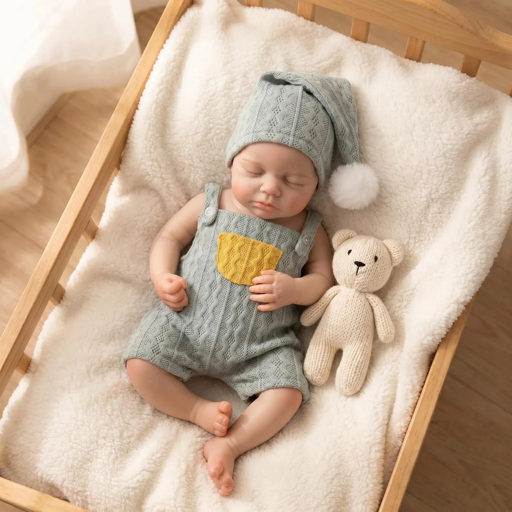 New 40CM Solid Platinum Silicone Reborn Premie Doll Loulou Super Soft Elastic Stretchable Baby 2500G
