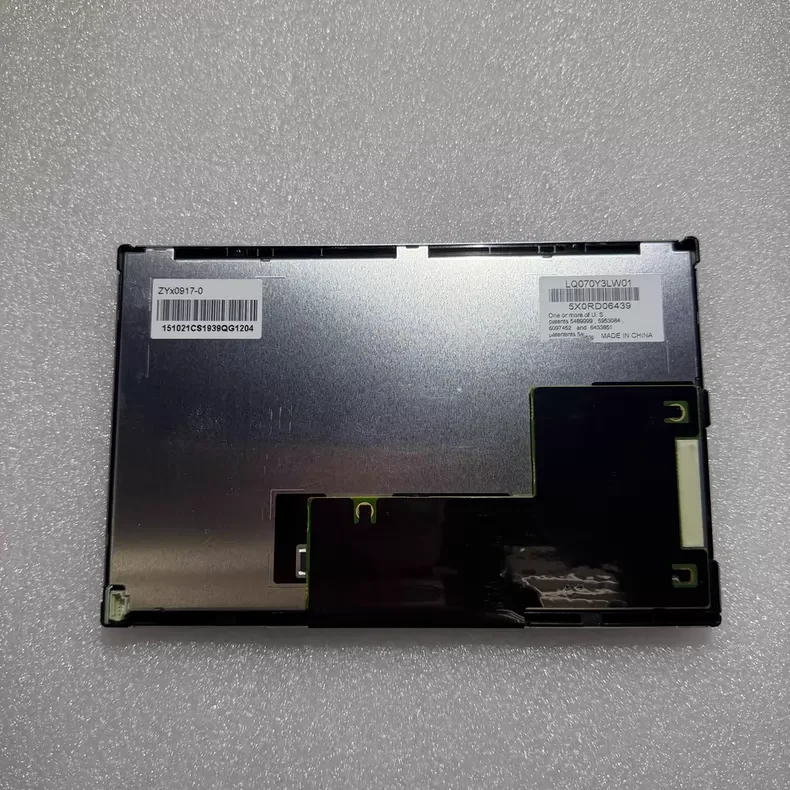 

7-дюймовая ЖК-панель LQ070Y3LW01, стандартный тест, показывает обычный