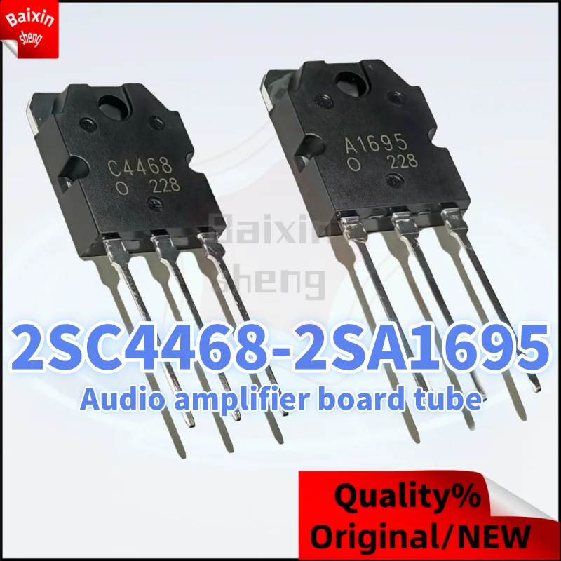 

10PCS NEW 2SA1695 2SC4468 A1695 C4468 1695 4468 TO-3P Audio amplifier board tube
