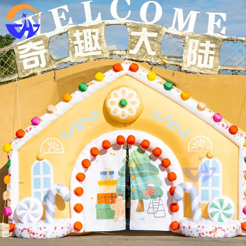 

Рождественские арки с пряничным человечком, торжества и фестивали, надувные украшения, рождественские украшения, надувные арки