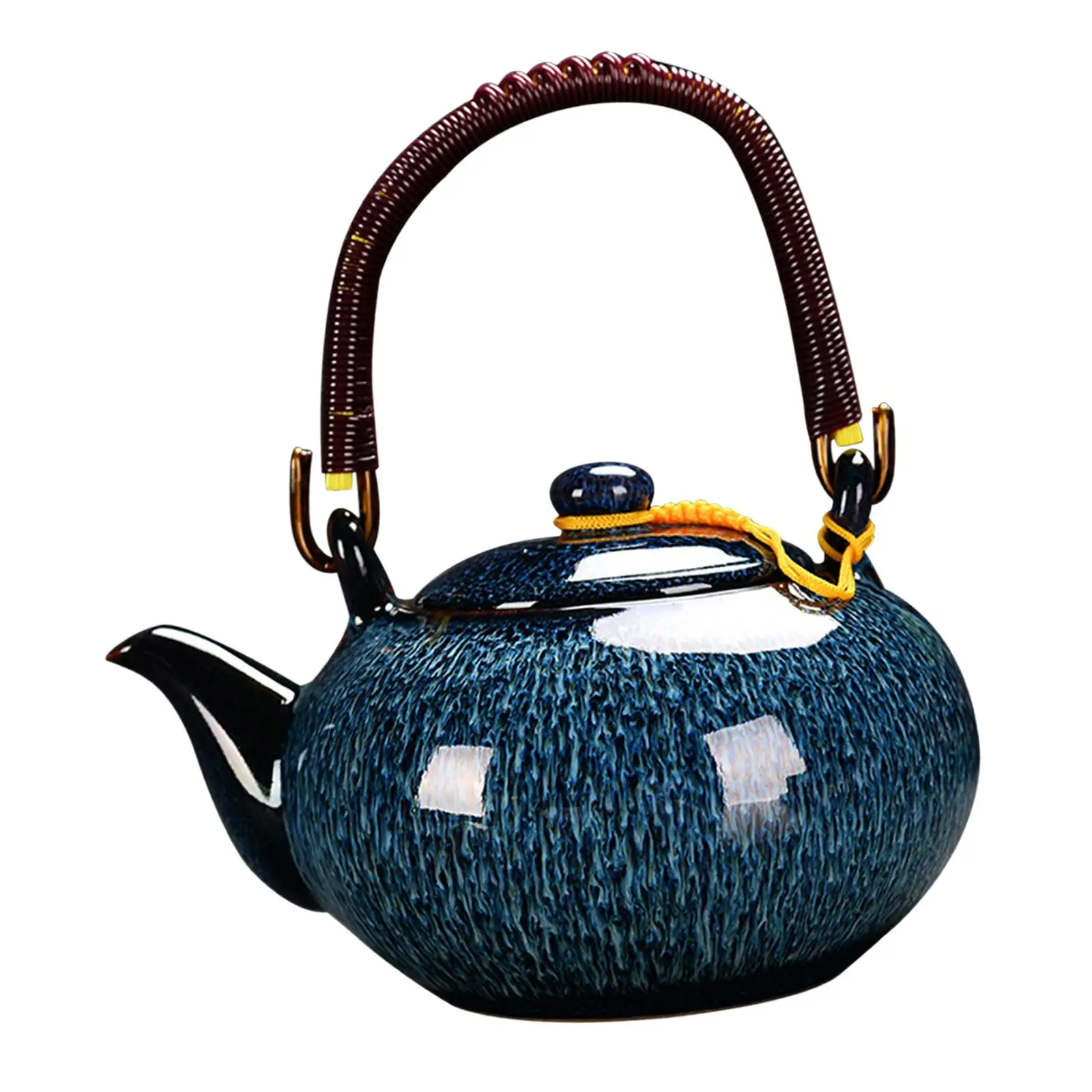 Ceramic Teapot Chinese Style for Boiling Hot Water Porcelain
