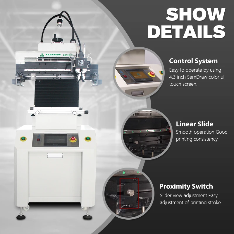 ZhengBang Automatic Solder Paste Printer High precision Solder Printer Desktop PCB Solder Paste Stencil Printer Customized