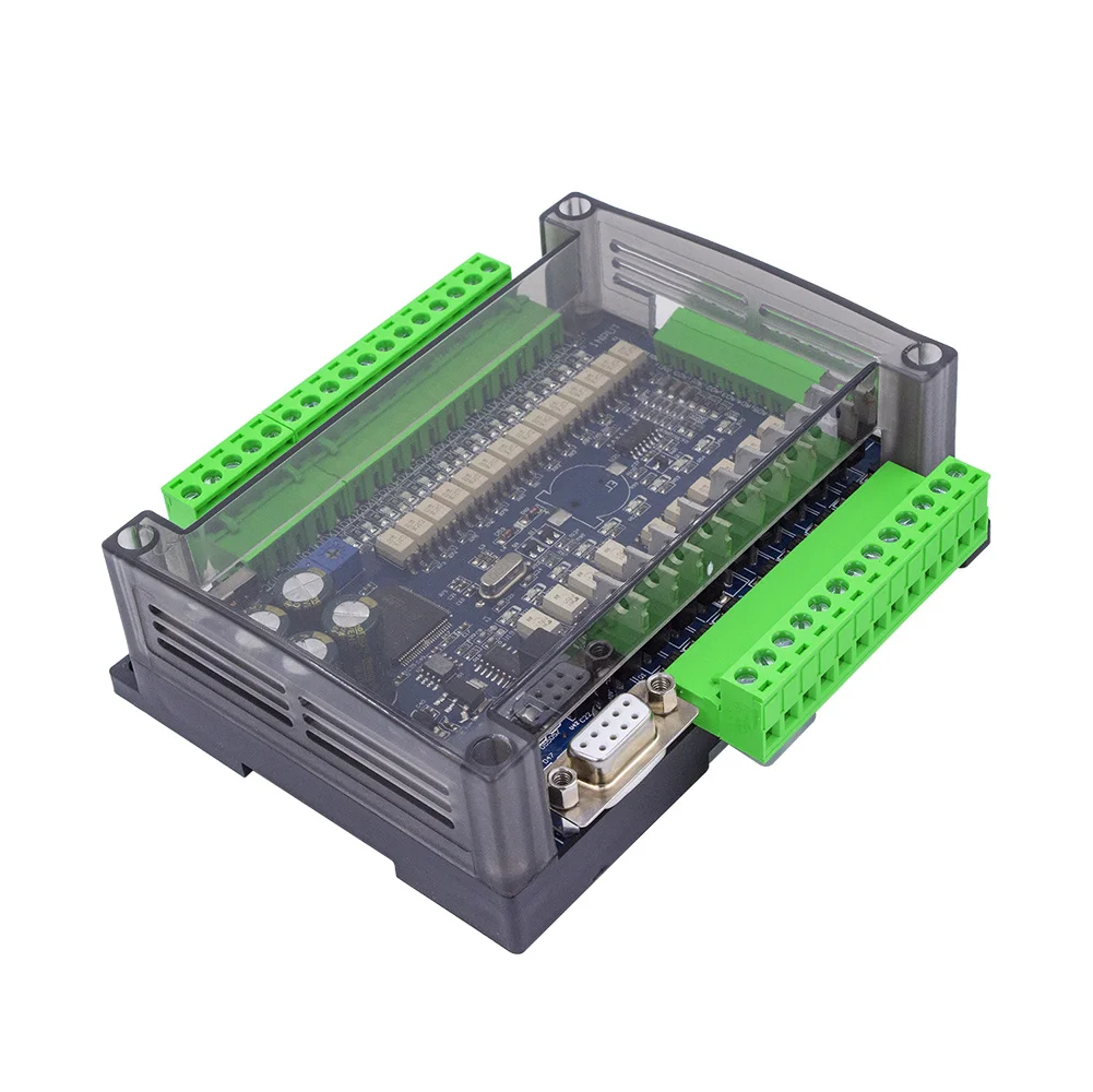 SeekU FX3U-24MR 24MT Relay Transistor Output Logic Controller RTU RS485 38400 Bps Modbus Pulse Transistor Output Step Motor