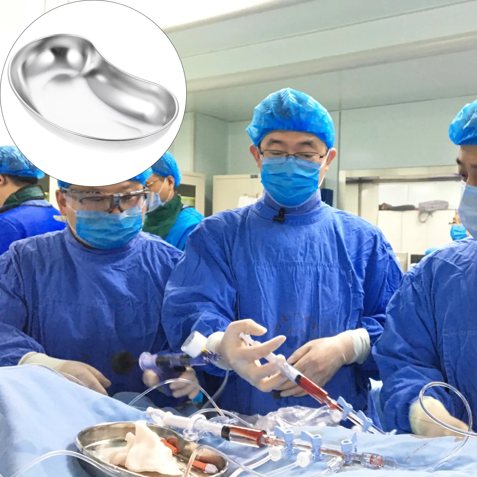 

1Pcs Premium Seamless Stainless Steel Kidney Tray Smooth Sanitary Easy Clean for Surgery Teaching Use