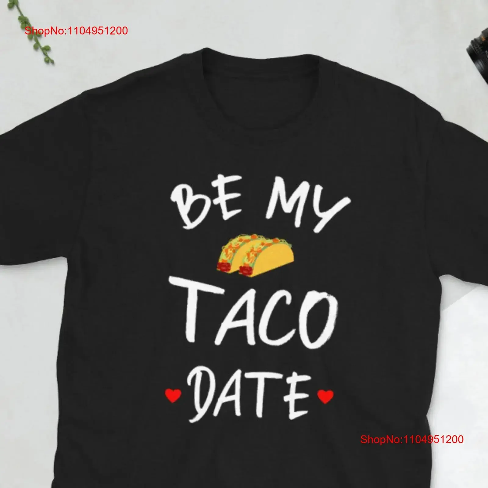 تي شيرت تاكو سانت لعيد الحب Be My Date Happy Valentines عتيق مغسول ملابس الشارع عصرية للجنسين كاجوال