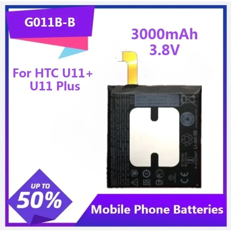 

Для HTC U11 + U11 Plus (не для U11) 1 шт. G011B-B Сменный аккумулятор Bateria 3000 мАч Аккумулятор для мобильного телефона