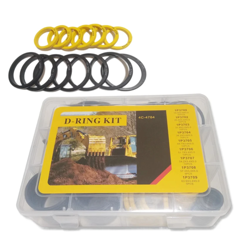 

For Caterpillar cat Cat320 323 324b Cd Square Rubber Ring O-ring Repair Box Sealing Ring Excavator Accessories