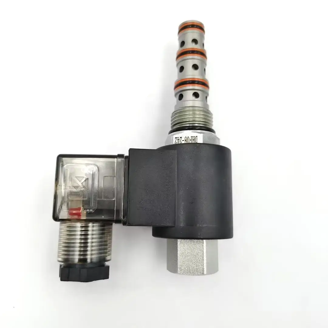 DHF08-242 2-Position 4-Way Solenoid Valve FlyingBull | Hydraulic Threaded Cartridge Valve