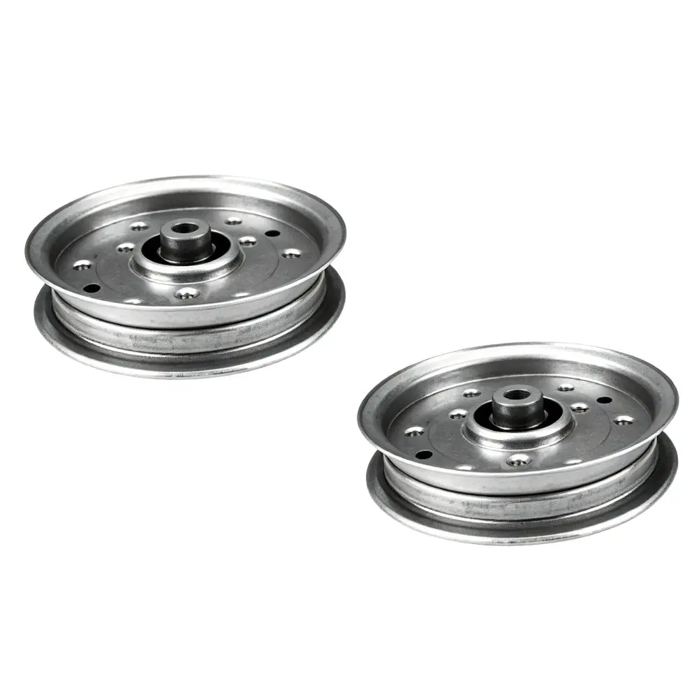 For Cadet for Lawn Mower Flat Idler Pulley Set Compatible with 38 42 46 54 Inch Decks OEM Equivalent to 756 04129 and 956 04