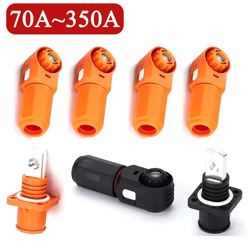 

250A Одноядерные вставные клеммы 70A-350A Медь Посеребренный Быстроразъемный разъем Сильноточный клеммный блок для хранения энергии