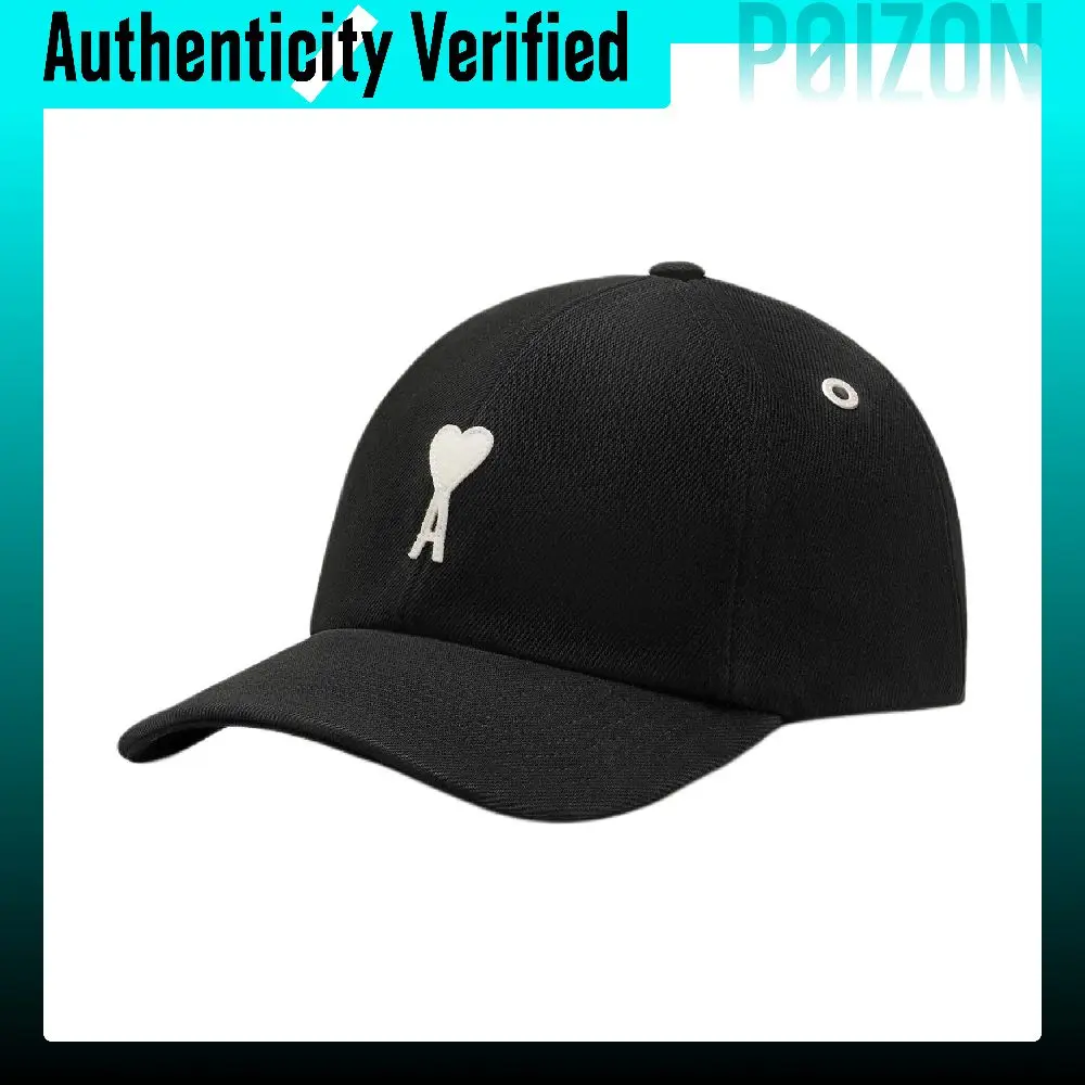 AMIPARIS Baseball Caps Unisex Black UCP277.AW0028.001-1