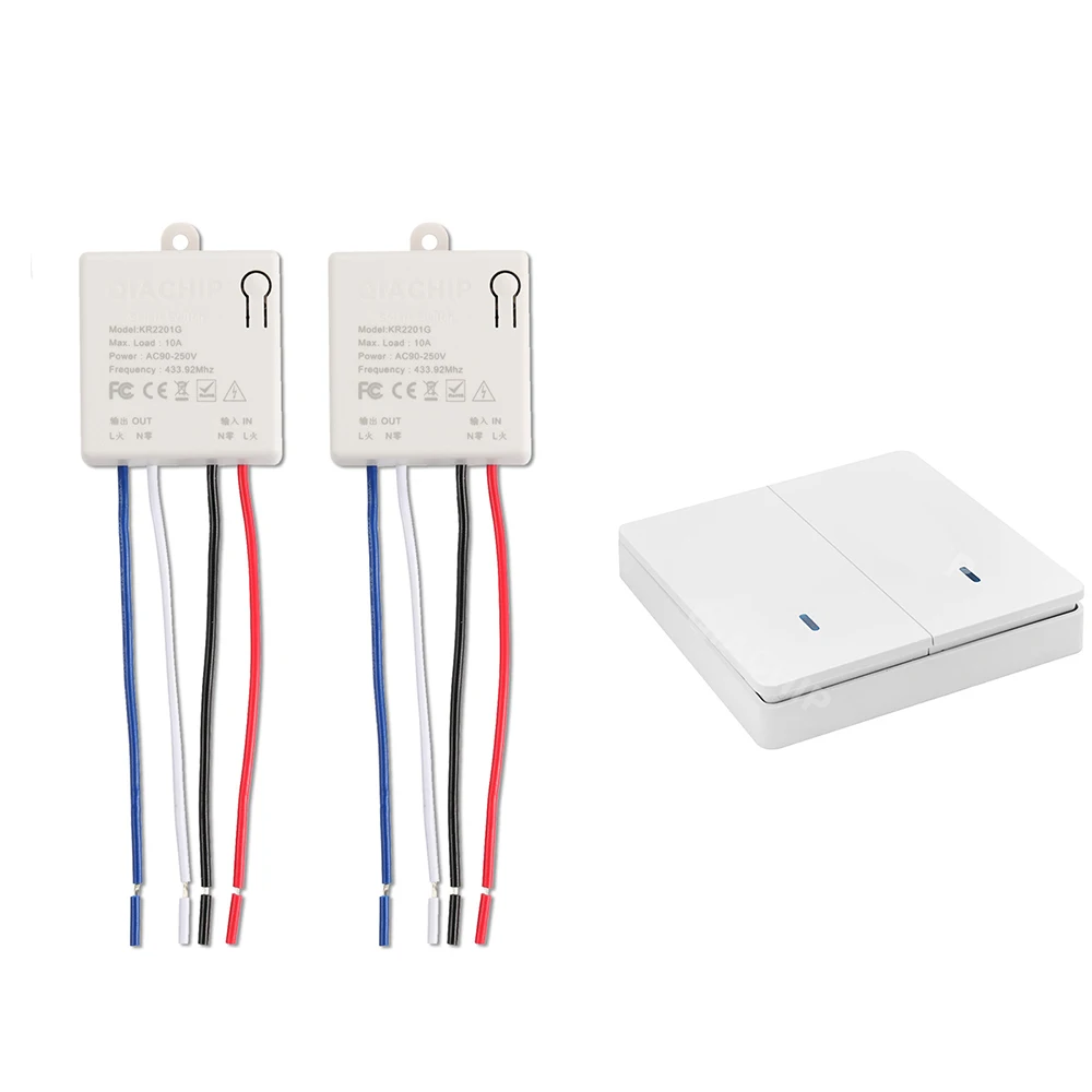 Wireless Remote Control Switches Receivers Don\'t Require Installation Of Wires Lighting Fixtures And Intelligent On-Off Devices