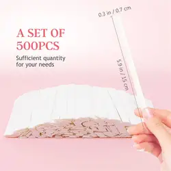 500Pcs Blank Fragrance Tester Paper Strips Testing Aromatherapy Sweet Smelling Perfume For Women Essential Oils Testing Portable