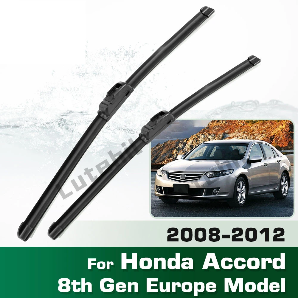 Scheibenwischer vorne, für Honda Accord 8. Generation, Europa, Modell 2008–2012, Windschutzscheibe, Windschutzscheibe, Fensterbürsten, 24 Zoll + 22 Zoll