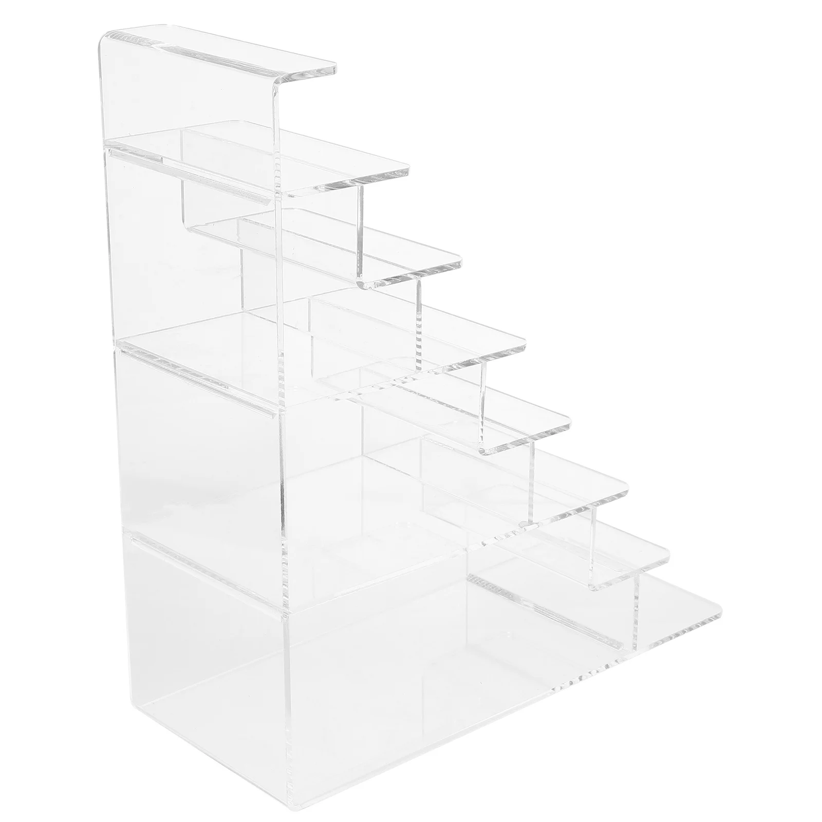 

1pc Multi-Layer Jewelry Stand Clear Acrylic Tiered Display Rack For Wallets Purse Organizer Perfume Makeup Storage Desktop