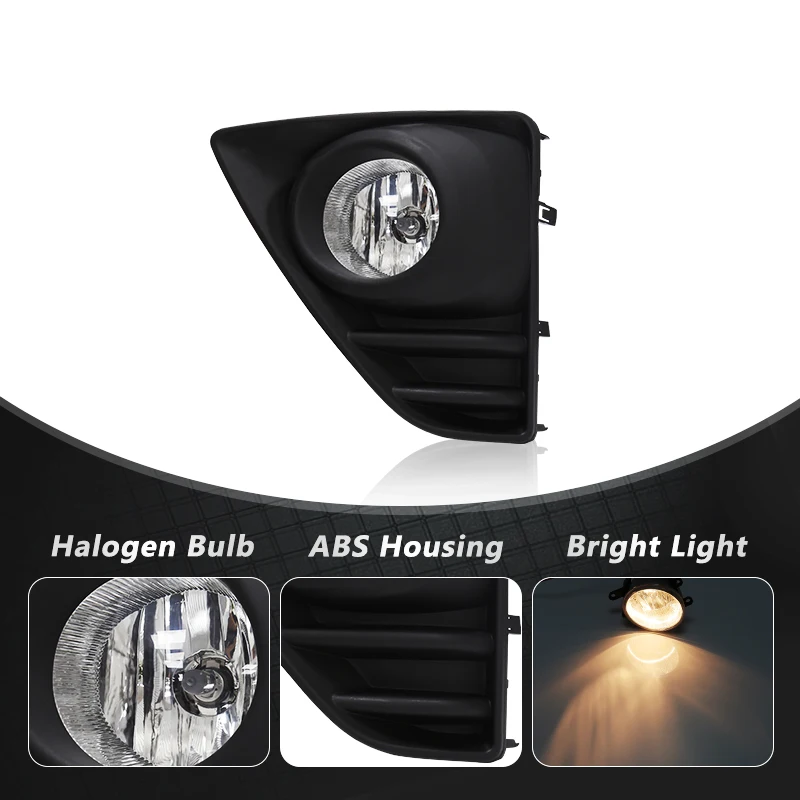 Led Daytime Running Light Fog Lamp For Toyota Yaris L/Hatchback 2014 2015 2016 Auto Driving Daylight With Wires Accessories