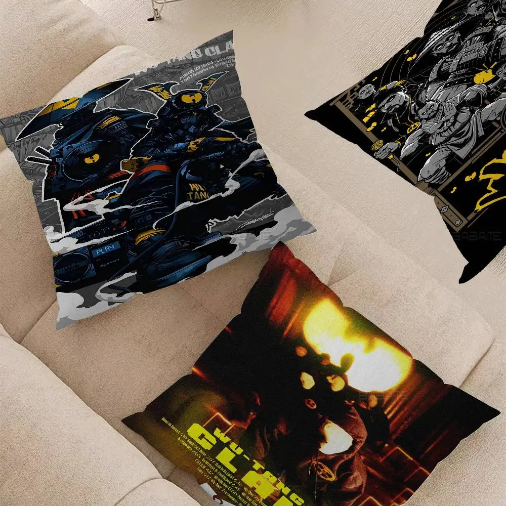W-Wu-T-Tang C-Clan Group Pillow Gift Home Office Decoration Pillow Bedroom Sofa Car Cushion CoverPillow Case
