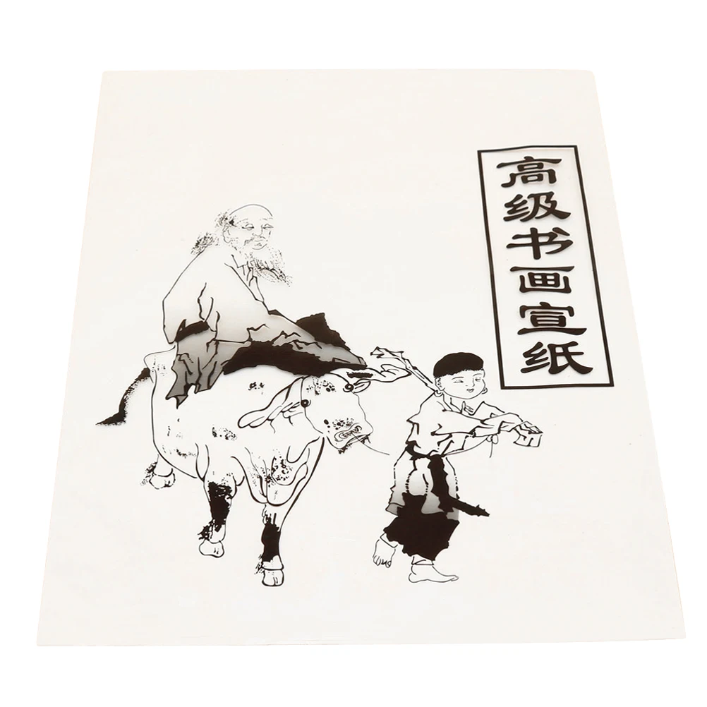 

30 Sheets Raw Xuan Paper Blank White Calligraphy Supplies Writing Practice Sheng Suitable Beginners Lovers Rice Paper Drawing