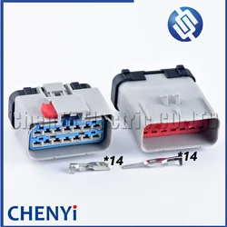 14 Pin Auto waterproof connector bumper radar Transmission plug Rear lamp plug Headlig Engine plug For JEPP 54201412 5420141