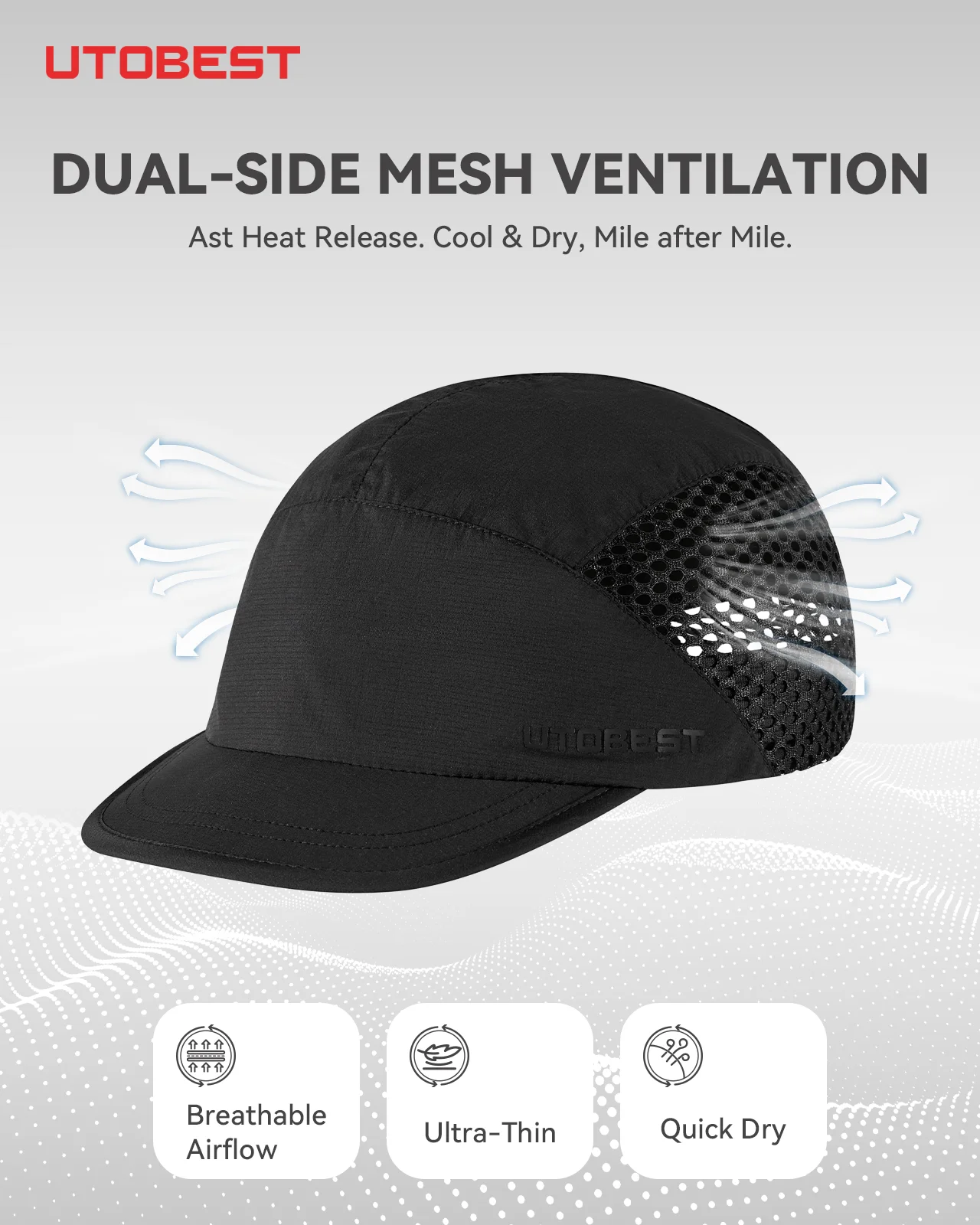 UTOBEST A02 Boné de Corrida Ul - Running Cap Lightweight avaliação e preço
