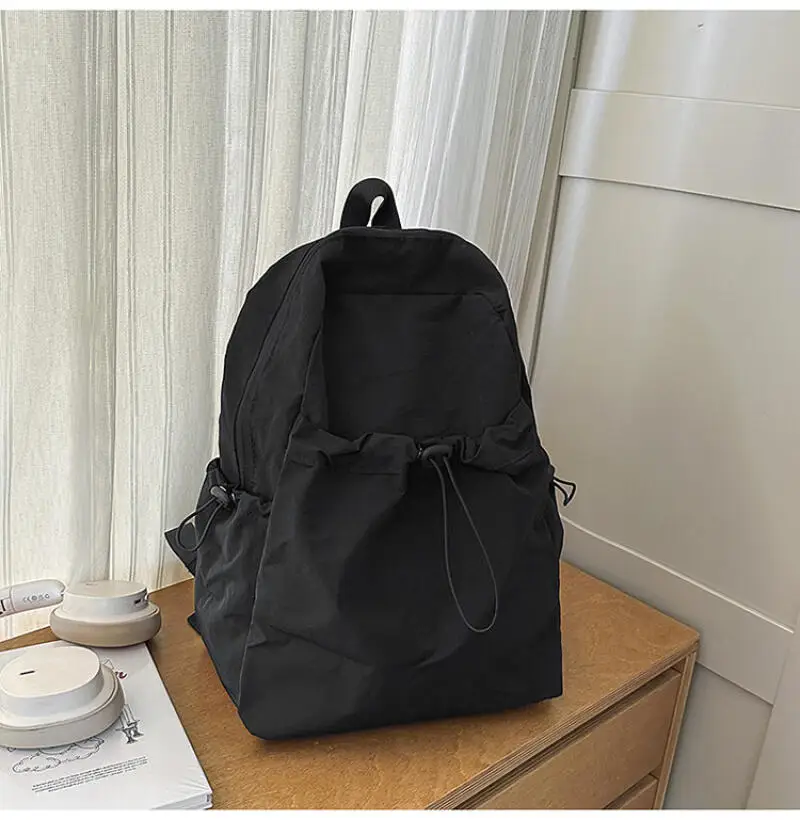 Ladies' Backpack for Spring and Summer, Full of Vitality, Girls' Candy Colored Drawstring Backpack, Versatile and Lightweight Tr
