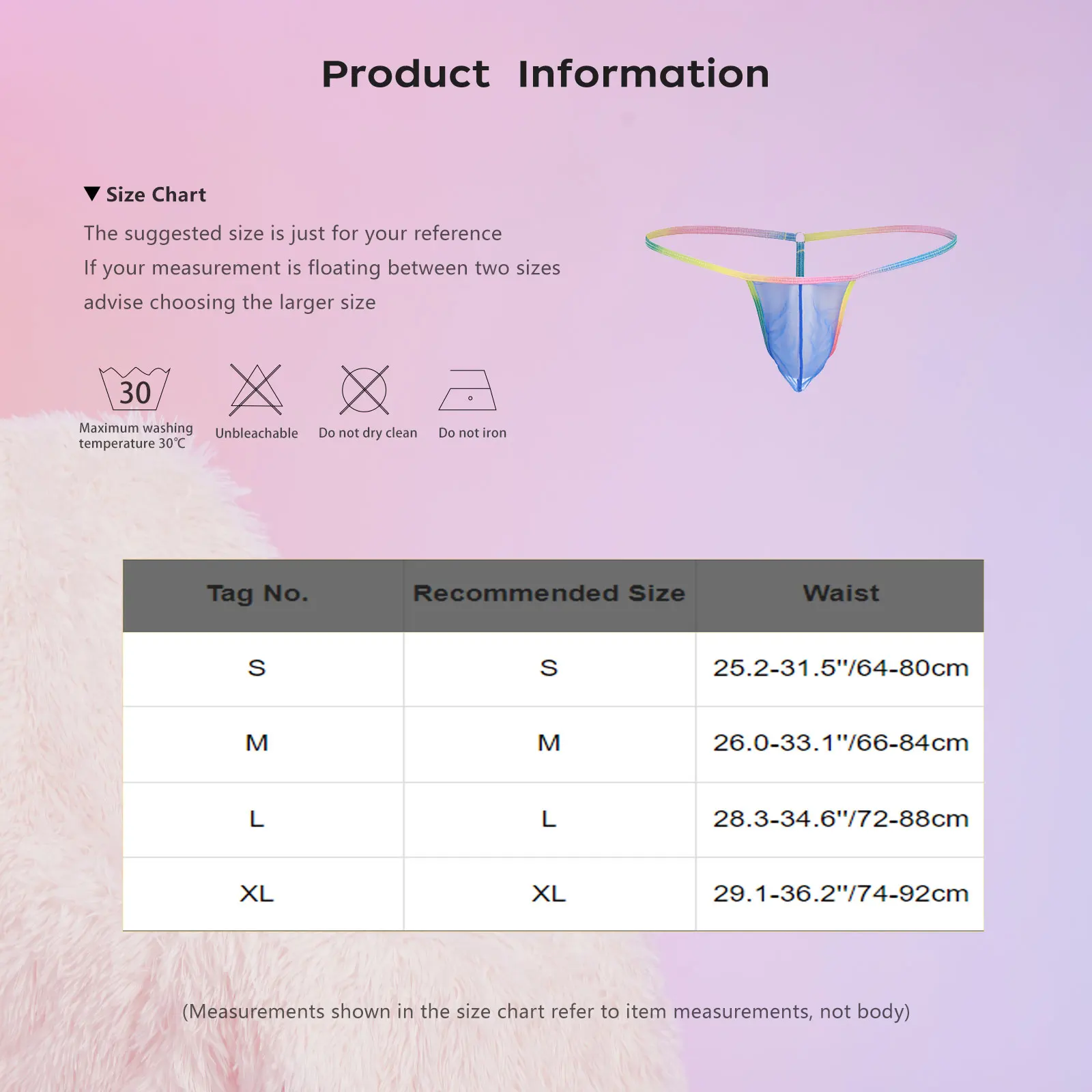 ملابس داخلية للرجال شفافة من خلال شبكة على شكل حرف T من الخلف ملونة بشريط سباغيتي وحزام خصر على شكل حرف G ملابس داخلية منخفضة الارتفاع منتفخة وأشرطة رياضية