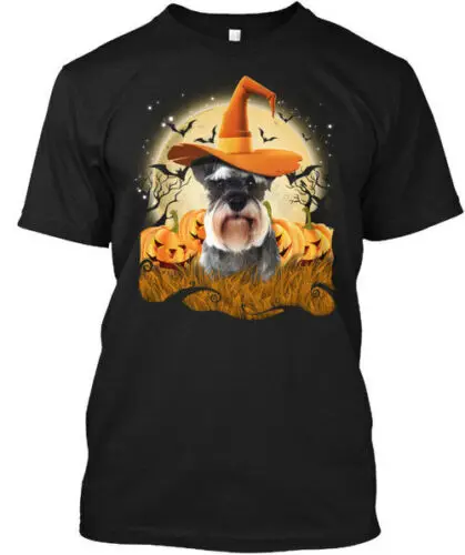 Schnauzer Halloween T-Shirt Made in the USA Size S to 5XL