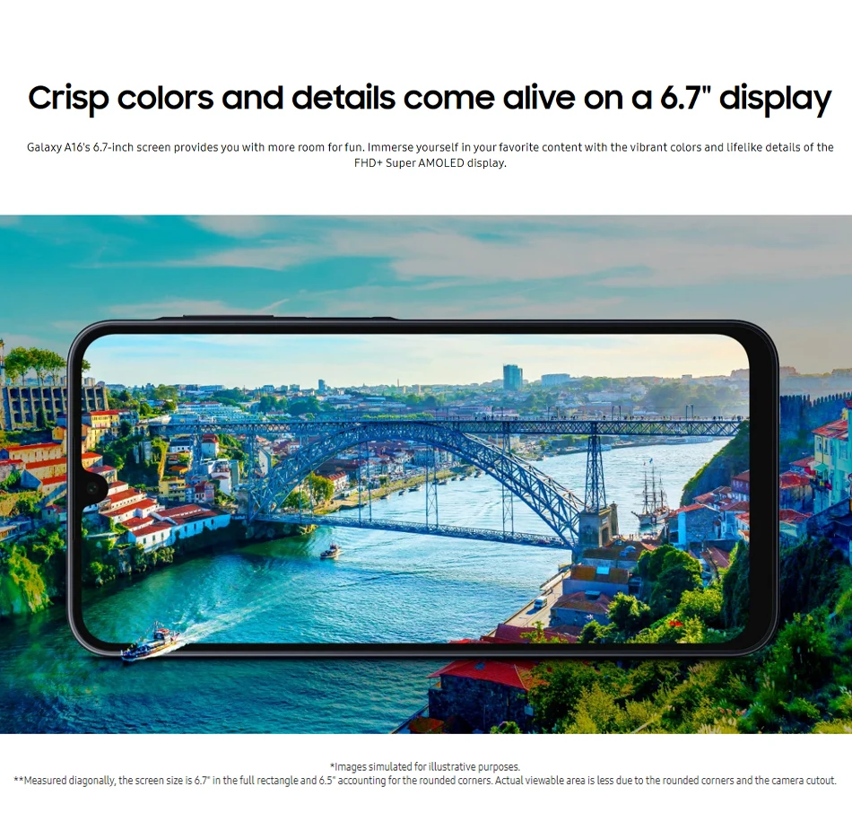 Samsung Galaxy A16 4G Global version Smartphone MediaTek Helio G99, 6.7" Super AMOLED 90Hz Display, 5000mAh Battery, 50MP Camera