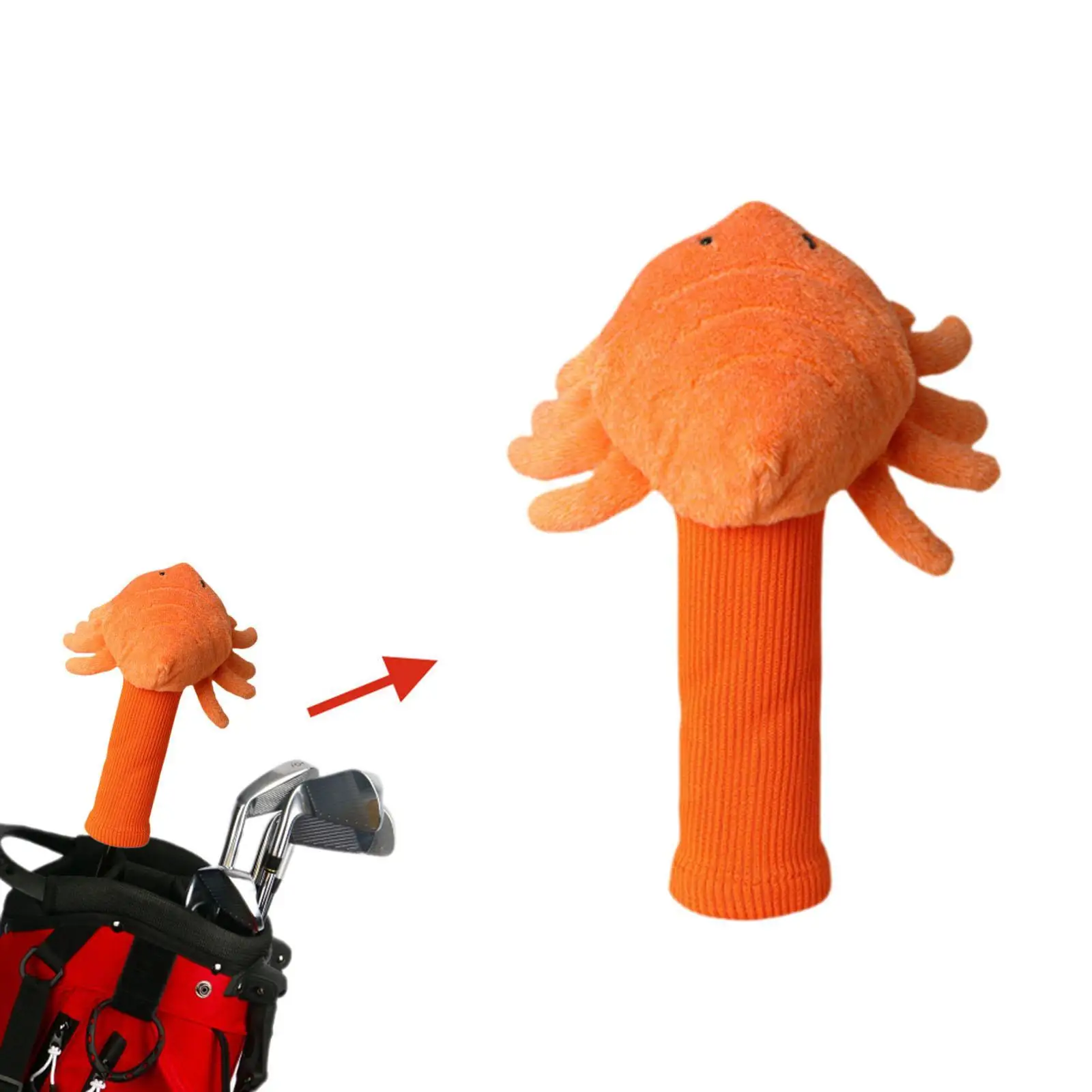 

Animal Shaped Golf Wood Headcover Golf Club Head Cover Long Neck Novelty Transport Protection Practical Protector Head Cover