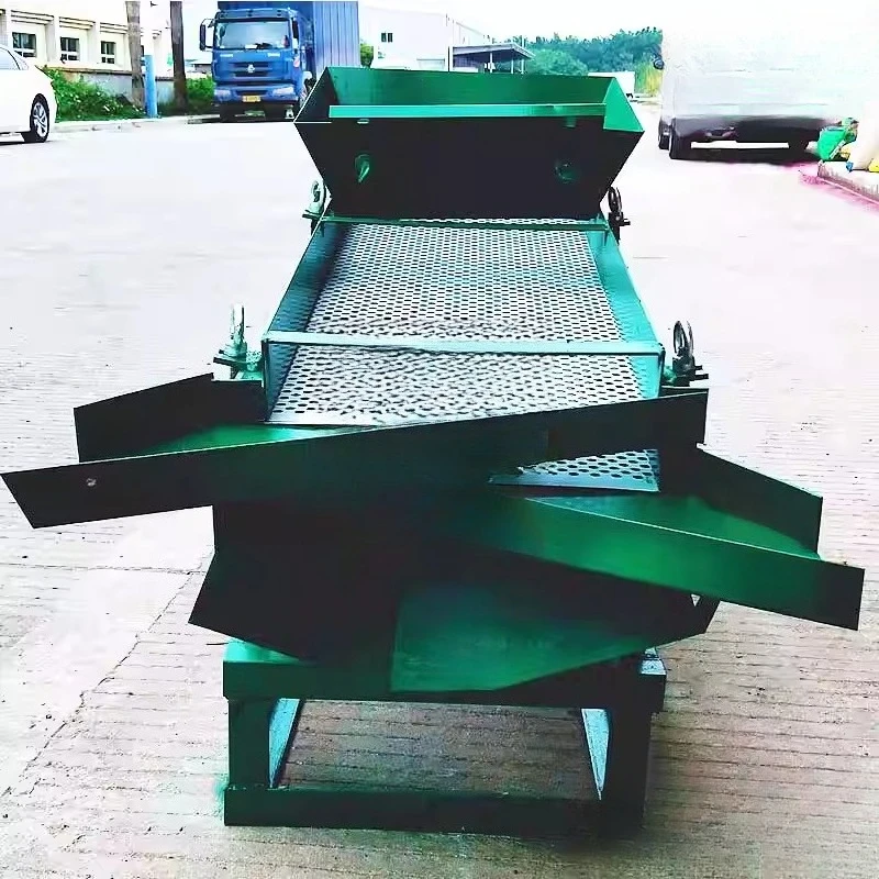Industrial Vibrating Screen Hardware Linear Vibrating Sifter Small Sand Screener Plastic Powder Sieve Electric Screen