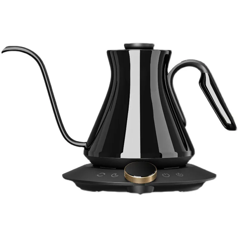 Hand-brewed pot, color-changing intelligence, hand-brewed coffee pot polka dots