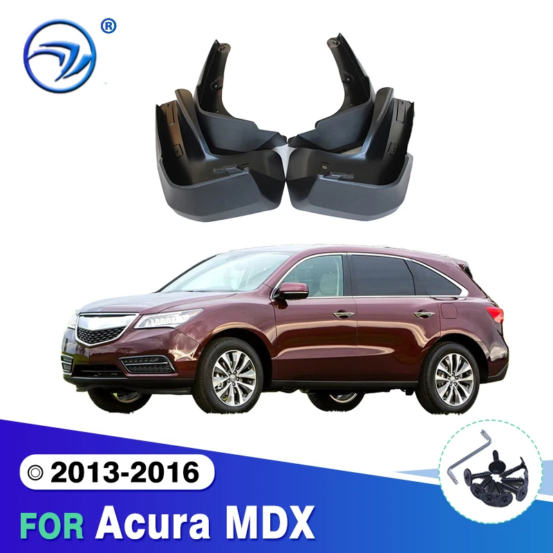 

For Acura MDX 2013-2016 2014 2015 Mudflaps Splash Guards Mudguards Mud Flaps Fender car Accessories