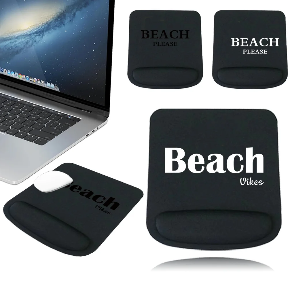 Mice Mat Soft Mousepad Protecting The Wrist Square Comfortable Ergonomic Thickened for PC Laptop Computer for Beach Pattern